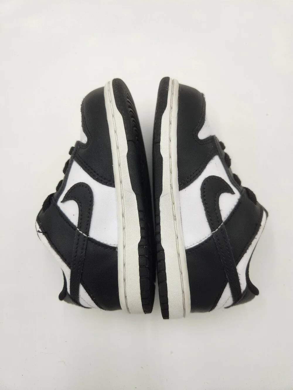 Nike Dunk Low Panda Black And White Sneakers Child Size 8c